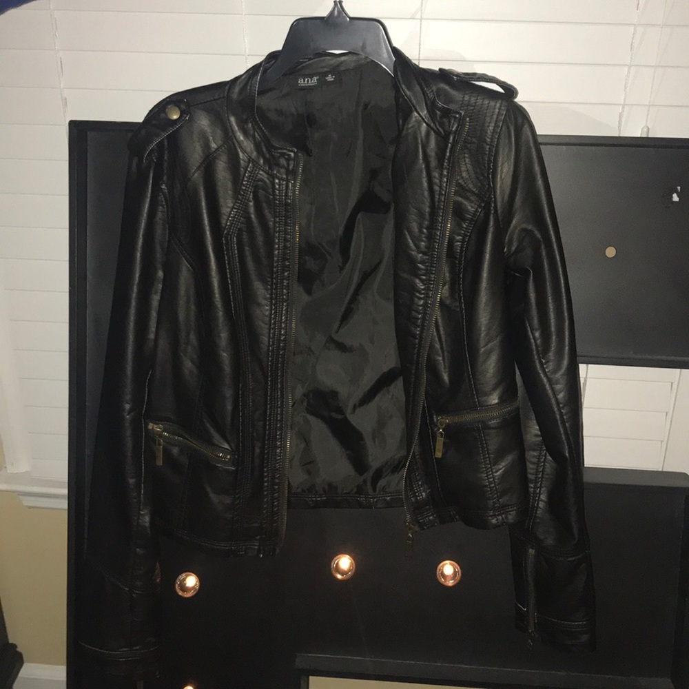 Fake leather jacket